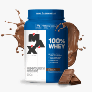 100% WHEY POTE 900G CHOCOLATE - MAX TITANIUM